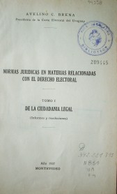 Normas jurídicas en materia relacionadas con el Derecho Electoral