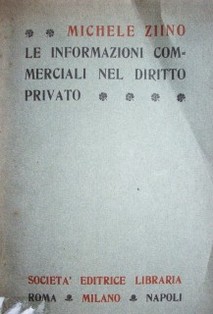 Le informazioni commerciali nel Diritto Privato