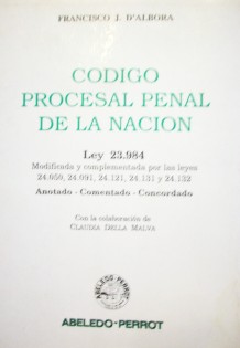 Código Procesal Penal de la nación