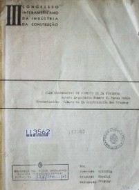 Plan cooperativo de fomento de la vivienda