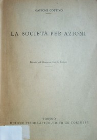 La società per azioni