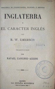 Inglaterra y el carácter inglés