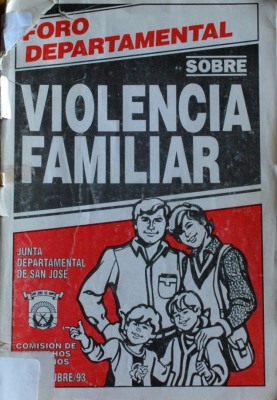 Foro sobre Violencia Doméstica y Problema de la Minoridad : 9 de octubre de 1993