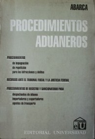 Procedimientos aduaneros