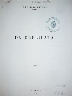 Da duplicata