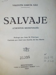 Salvaje : (cuentos regionales)