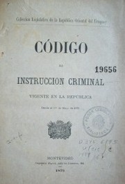 Código de Instrucción Criminal