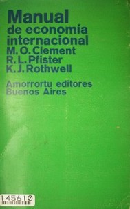 Manual de economía internacional