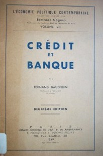 Crédit et banque