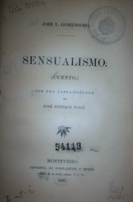 Sensualismo : cuento