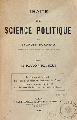 Traité de science politique