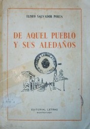 De aquel pueblo y sus aledaños