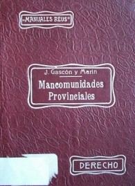 Mancomunidades provinciales