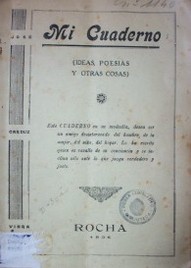 Mi cuaderno : ideas, poesía y otras cosas