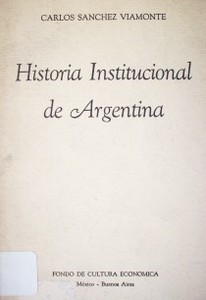 Historia institucional de Argentina