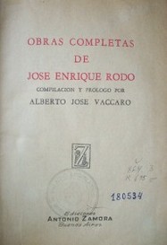 Obras completas de José Enrique Rodó