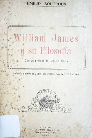William James y su filosofía