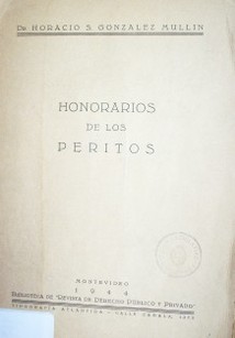 Honorarios de los peritos