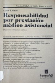 Responsabilidad por prestación médico asistencial