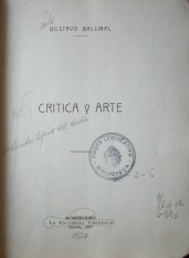 Crítica y arte