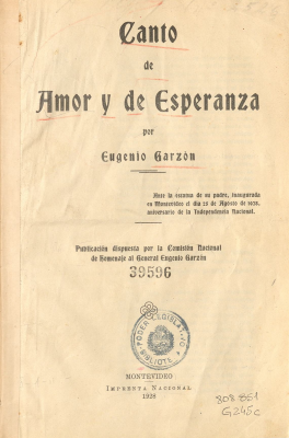 Canto de amor y de esperanza