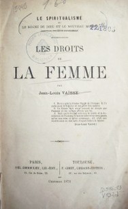 Les droits de la femme