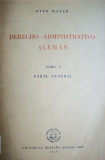 Derecho administrativo alemán
