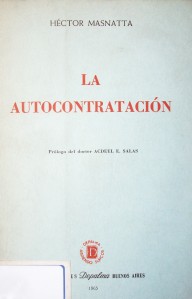 La autocontratación