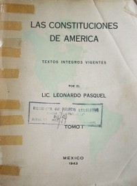 Las Constituciones de América