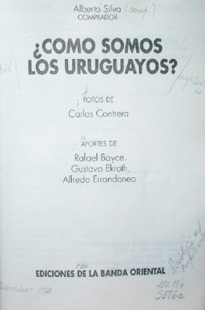 ¿Cómo somos los uruguayos?