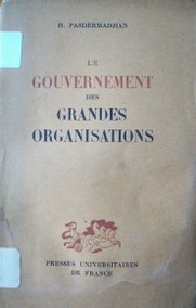 Le gouvernement des grandes organisations