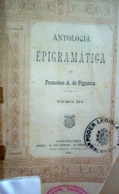 Antología epigramática de Francisco A. de Figueroa