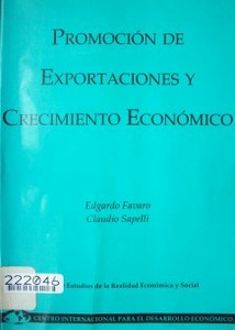 Promoción de exportaciones y crecimiento económico