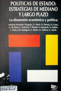 Políticas de Estado : estrategias de mediano y largo plazo