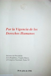 Por la vigencia de los derechos humanos