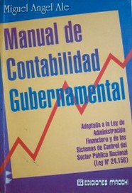 Manual de contabilidad gubernamental