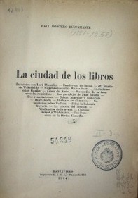 La ciudad de los libros