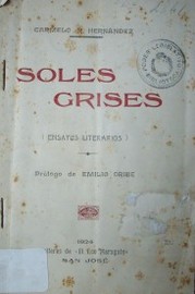 Soles grises : (ensayos literarios)