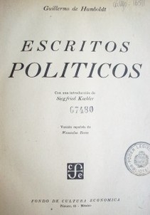 Escritos políticos