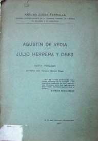 Agustín de Vedia ; Julio Herrera y Obes
