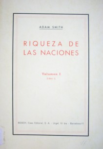 Investigación de la naturaleza y causas de la riqueza de las Naciones