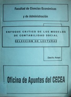 Enfoque crítico de los modelos de contabilidad social