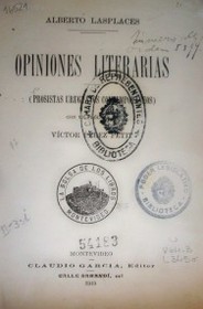 Nuevas opiniones literarias