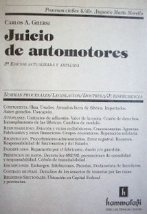 Juicio de automotores