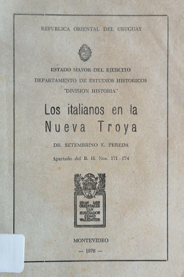 Los italianos en la Nueva Troya