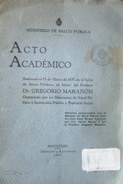 Acto académico