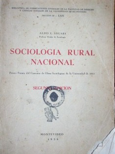 Sociología rural nacional