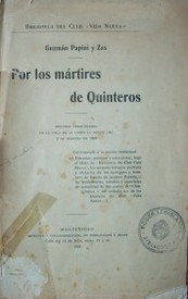 Por los mártires de Quinteros