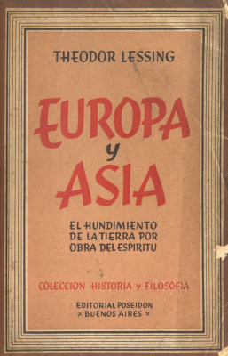 Europa y Asia : hundimiento de  la tierra por obra del espirítu.