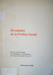 Resultados de la política social